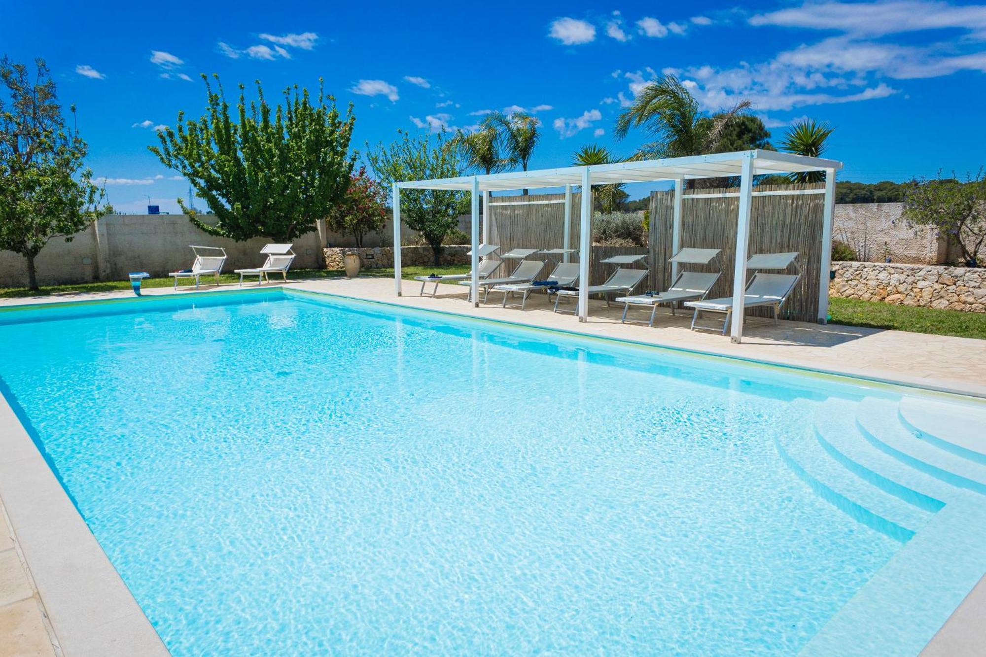 Villa El Capitano With Garden And Pool - Happy Rentals Muro Leccese Εξωτερικό φωτογραφία